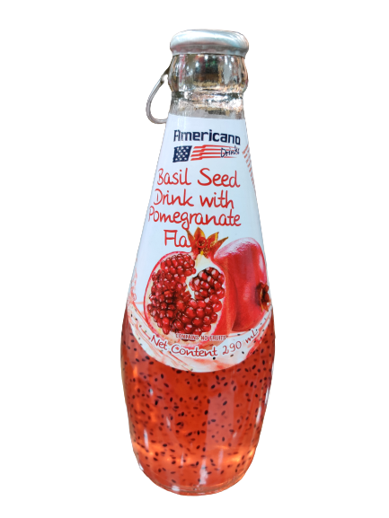 Basil Seed Drink Pomegranate Flavour