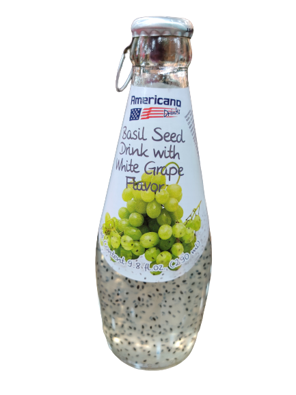 Basil Seed Drink White Grape Flavour